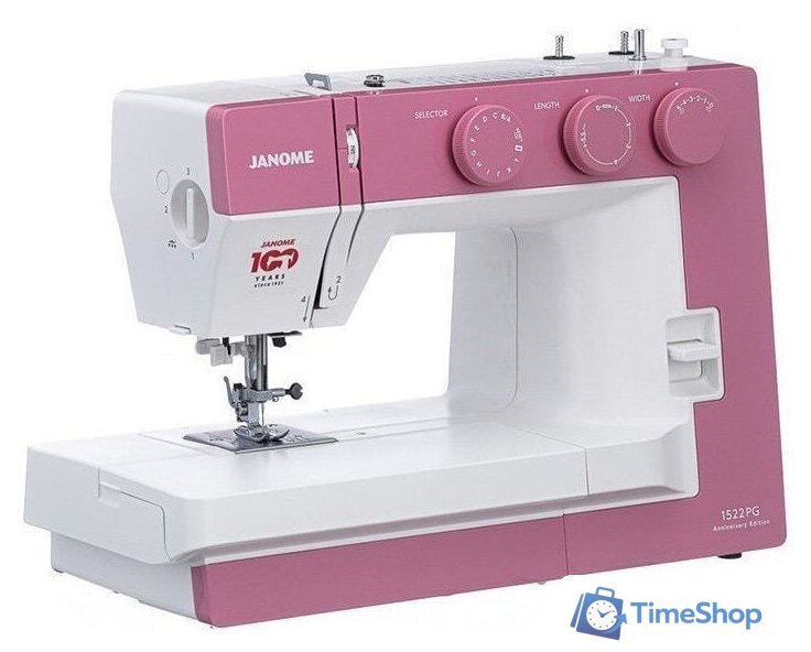 Электромеханическая швейная машина Janome 1522PG Anniversary Edition - Изображение №2 — Интернет-магазин Time-Shop