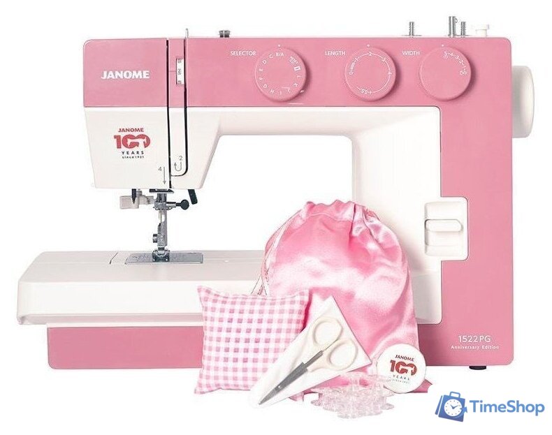Электромеханическая швейная машина Janome 1522PG Anniversary Edition - Изображение №12 — Интернет-магазин Time-Shop