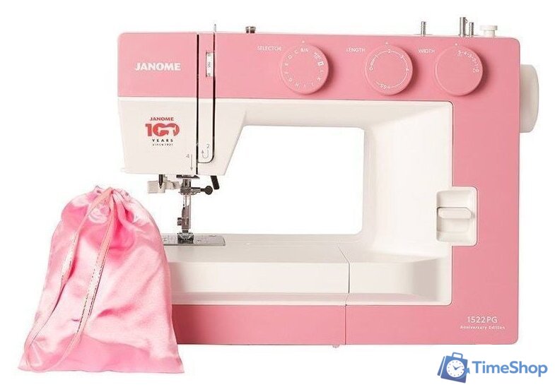 Электромеханическая швейная машина Janome 1522PG Anniversary Edition - Изображение №11 — Интернет-магазин Time-Shop