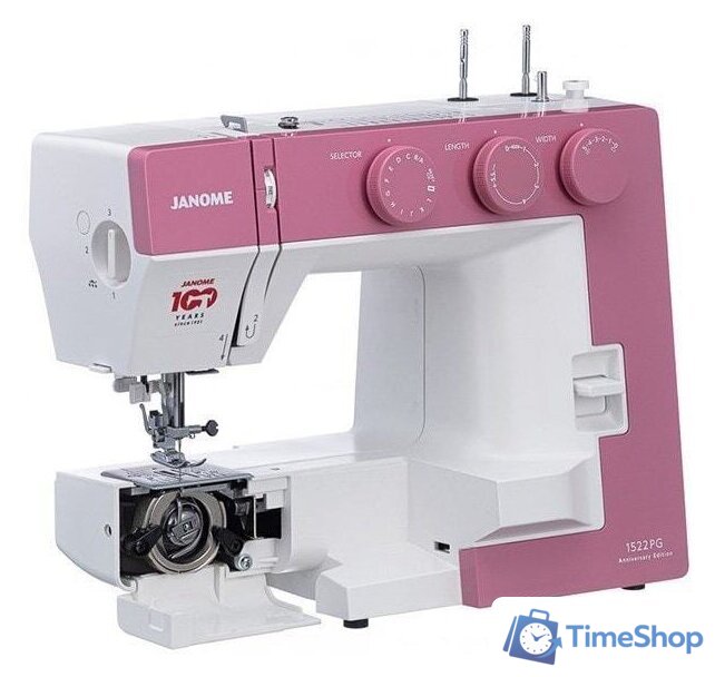 Электромеханическая швейная машина Janome 1522PG Anniversary Edition - Изображение №8 — Интернет-магазин Time-Shop