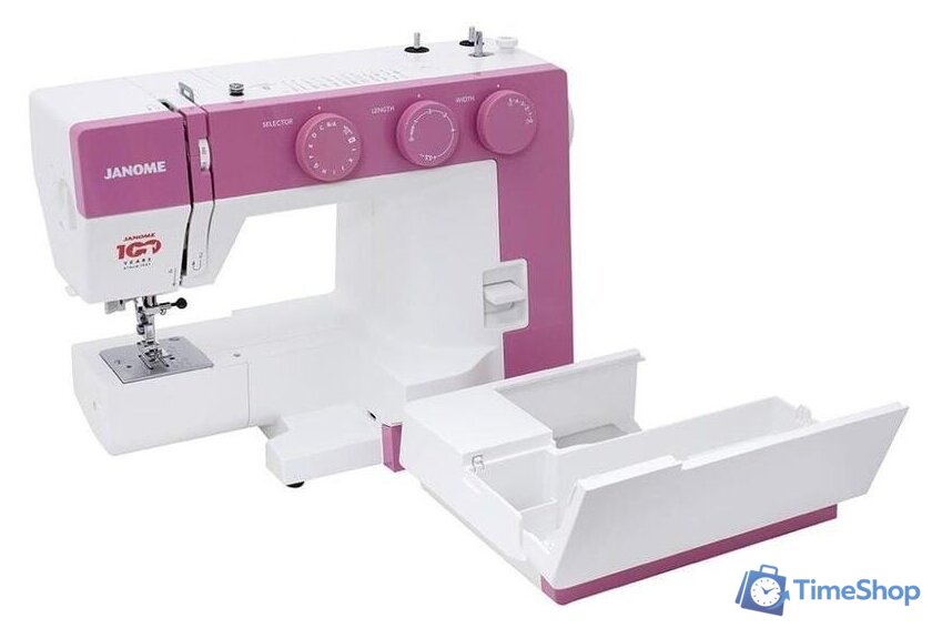 Электромеханическая швейная машина Janome 1522PG Anniversary Edition - Изображение №10 — Интернет-магазин Time-Shop