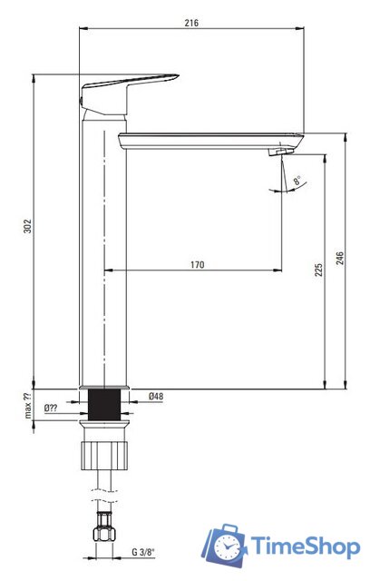 Смеситель Deante Arnika BQA D20N - Изображение №5 — Интернет-магазин Time-Shop