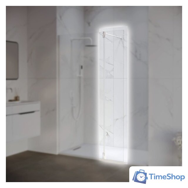 Душевая стенка RGW Z-070W 352207003-15 (белый/прозрачное стекло) - Изображение №2 — Интернет-магазин Time-Shop