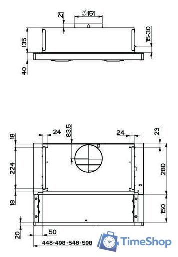 Кухонная вытяжка Faber Flox WH A45 315.0567.351 - Изображение №2 — Интернет-магазин Time-Shop