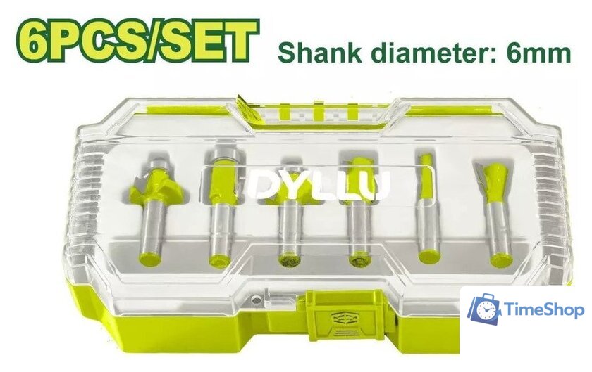 Набор фрез Dyllu DTRKSR0106 (6 шт) - Изображение №1 — Интернет-магазин Time-Shop