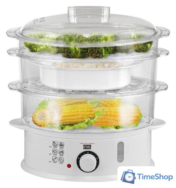 Пароварка GFgril GFS-5MPP - Изображение №1 — Интернет-магазин Time-Shop