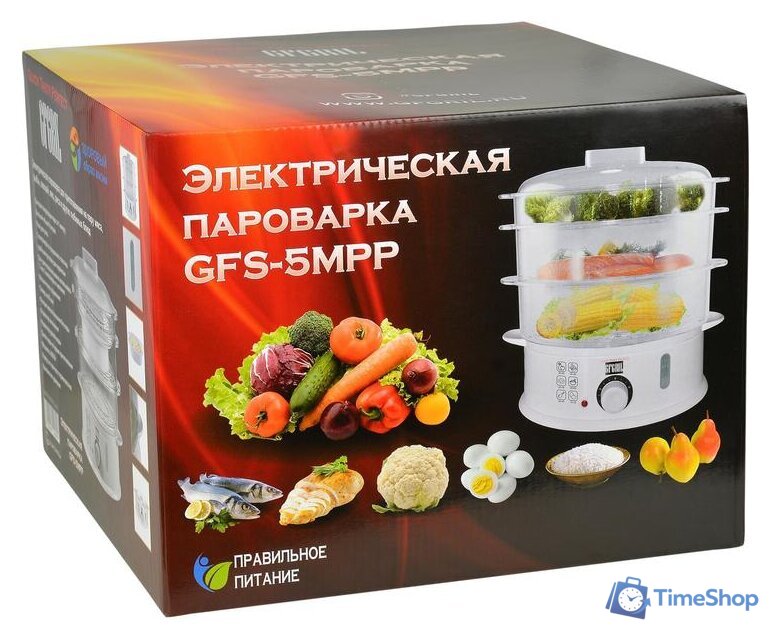 Пароварка GFgril GFS-5MPP - Изображение №14 — Интернет-магазин Time-Shop