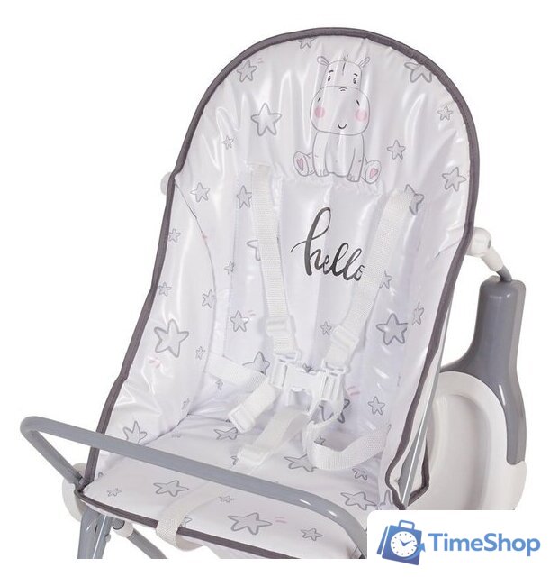 Высокий стульчик Polini Kids 252 (бегемотик, серый) - Изображение №7 — Интернет-магазин Time-Shop