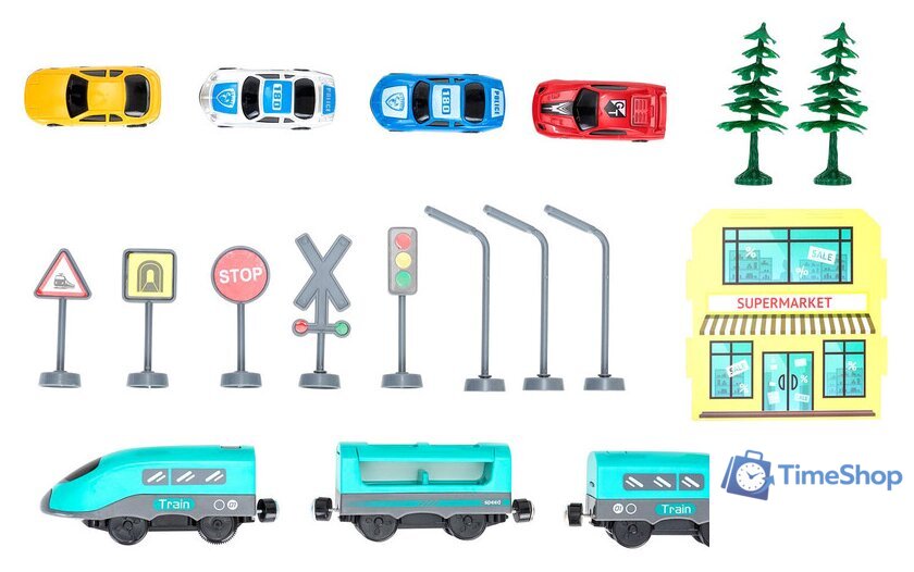Набор железной дороги Givito Мой город G201-004 - Изображение №6 — Интернет-магазин Time-Shop