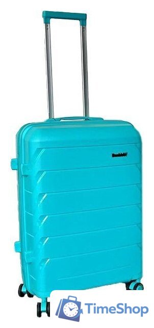 Чемодан-спиннер DoubleW YF-PP02 (M, голубой) - Изображение №1 — Интернет-магазин Time-Shop