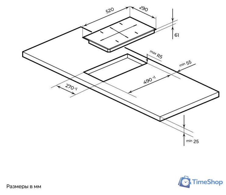 Варочная панель Millen MIH 302 BL - Изображение №4 — Интернет-магазин Time-Shop