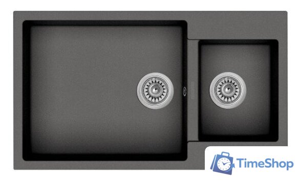 Кухонная мойка Longran Enigma ENG860.500 15 (оникс) - Изображение №1 — Интернет-магазин Time-Shop
