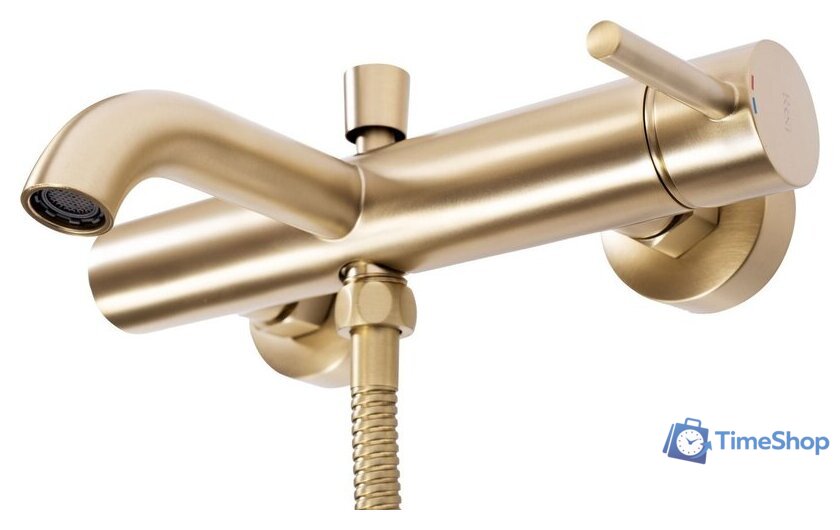 Смеситель Rea Lungo Matt Gold B8010 (белый) - Изображение №2 — Интернет-магазин Time-Shop