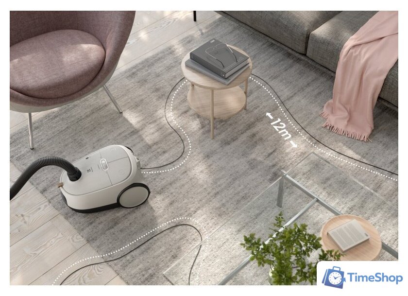 Пылесос Electrolux Hygienic 600 EB61H6SW - Изображение №4 — Интернет-магазин Time-Shop