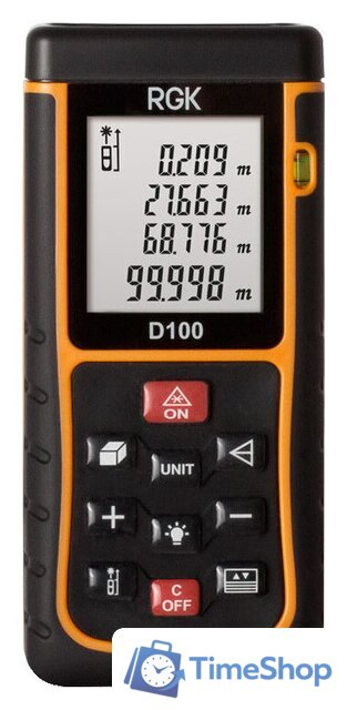 Лазерный дальномер RGK D100 - Изображение №1 — Интернет-магазин Time-Shop