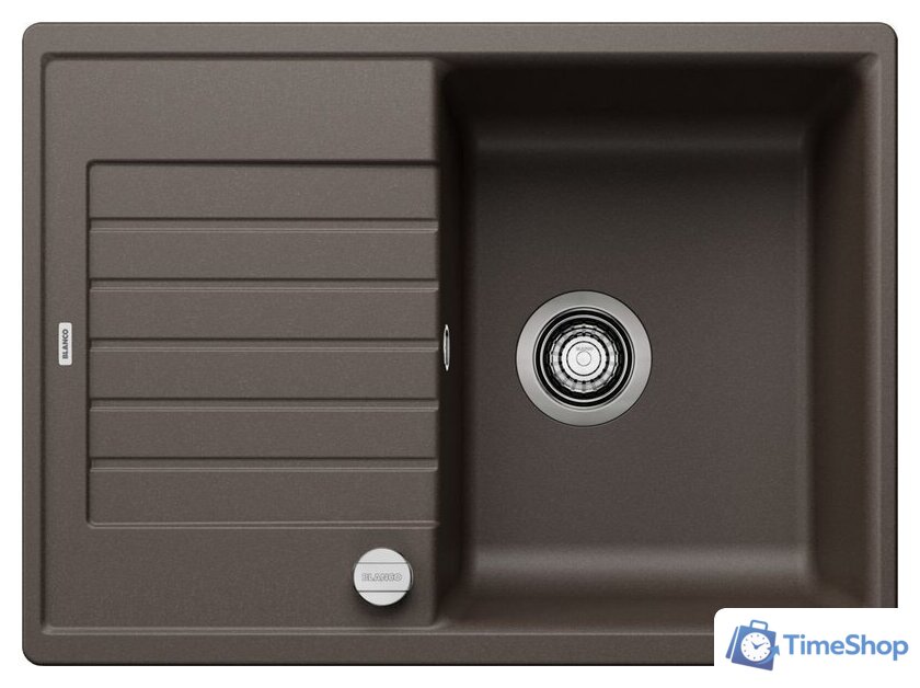 Кухонная мойка Blanco Zia 45 S Compact 524720 (кофе, клапан-автомат) - Изображение №1 — Интернет-магазин Time-Shop
