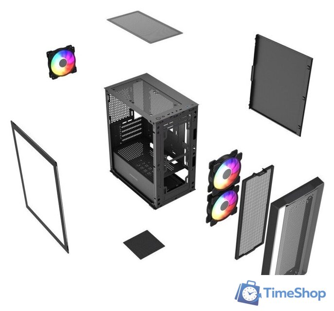 Корпус Powercase Mistral SM04 ARGB CMMSM04B-A3 - Изображение №7 — Интернет-магазин Time-Shop