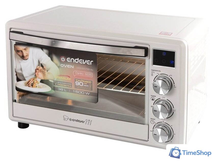 Мини-печь Endever Danko 6039 - Изображение №1 — Интернет-магазин Time-Shop