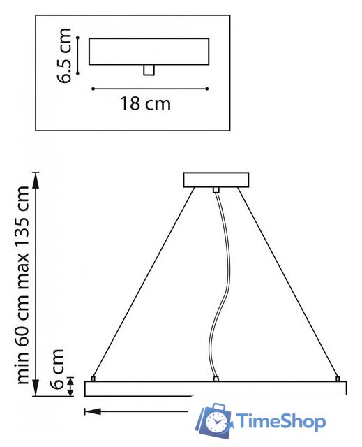 Подвесная люстра Lightstar Saturno 748053 - Изображение №5 — Интернет-магазин Time-Shop