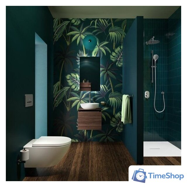 Умывальник Villeroy & Boch Loop&Friends Stone White 4A4500RW - Изображение №10 — Интернет-магазин Time-Shop