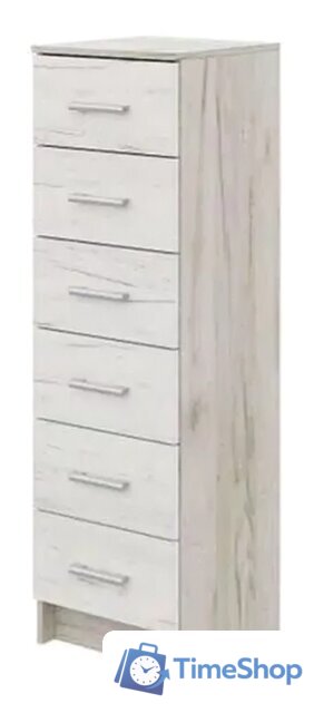 Комод Стендмебель Гармония КМ-602 (дуб крафт белый/дуб крафт серый) - Изображение №1 — Интернет-магазин Time-Shop