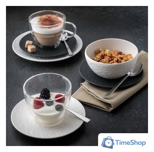 Столовый сервиз Villeroy & Boch Manufacture Rock Blanc 10-4240-8752 - Изображение №4 — Интернет-магазин Time-Shop