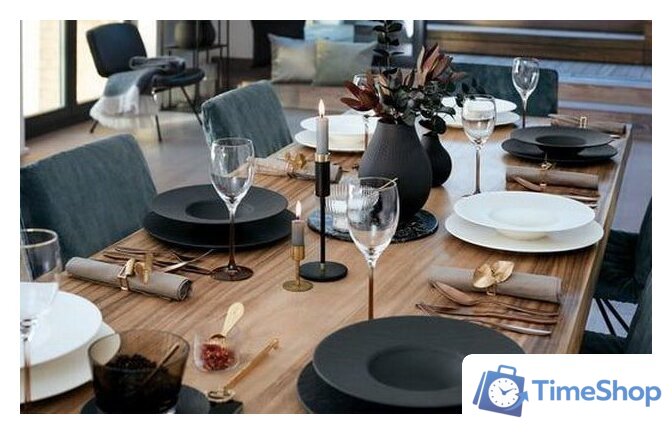 Столовый сервиз Villeroy & Boch Manufacture Rock Blanc 10-4240-8752 - Изображение №3 — Интернет-магазин Time-Shop