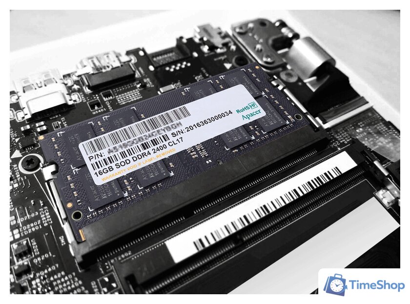 Оперативная память Apacer 32ГБ DDR4 SODIMM 3200 МГц ES.32G21.PSI - Изображение №2 — Интернет-магазин Time-Shop