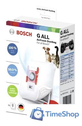 Комплект одноразовых мешков Bosch BBZAFGALL - Изображение №1 — Интернет-магазин Time-Shop