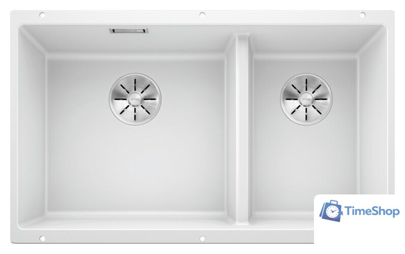 Кухонная мойка Blanco Subline 430/270-U (белый) 523155 - Изображение №1 — Интернет-магазин Time-Shop