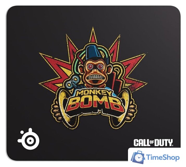Коврик для мыши SteelSeries QcK L x Call of Duty: Monkey Bomb Edition - Изображение №1 — Интернет-магазин Time-Shop