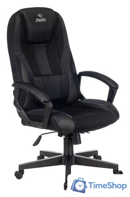 Игровое (геймерское) кресло Zombie 9 (черный/серый) - Изображение №1 — Интернет-магазин Time-Shop