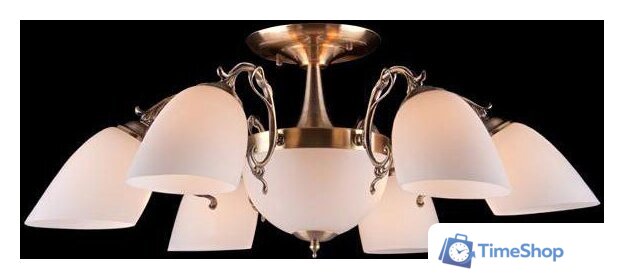 Припотолочная люстра Евросвет 22010/6+2 античная бронза - Изображение №1 — Интернет-магазин Time-Shop