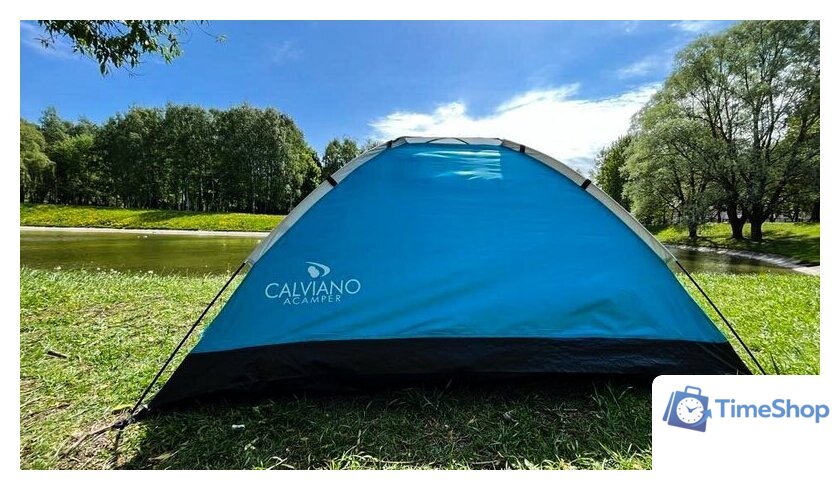 Треккинговая палатка Calviano Acamper Domepack 4 (бирюзовый) - Изображение №5 — Интернет-магазин Time-Shop