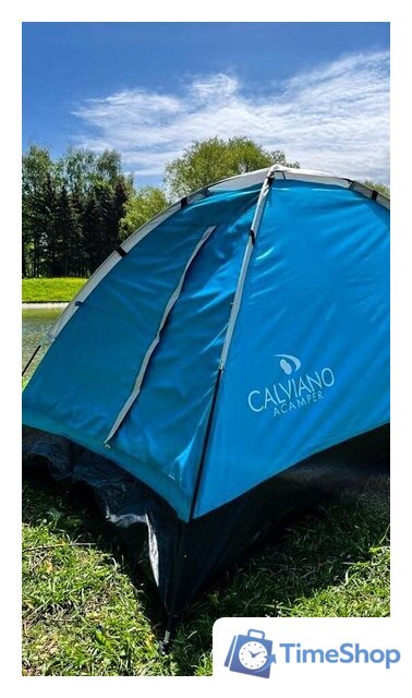 Треккинговая палатка Calviano Acamper Domepack 4 (бирюзовый) - Изображение №4 — Интернет-магазин Time-Shop
