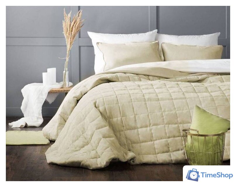 Покрывало Pasionaria Софт 160x220 с наволочками (сливочный) - Изображение №1 — Интернет-магазин Time-Shop