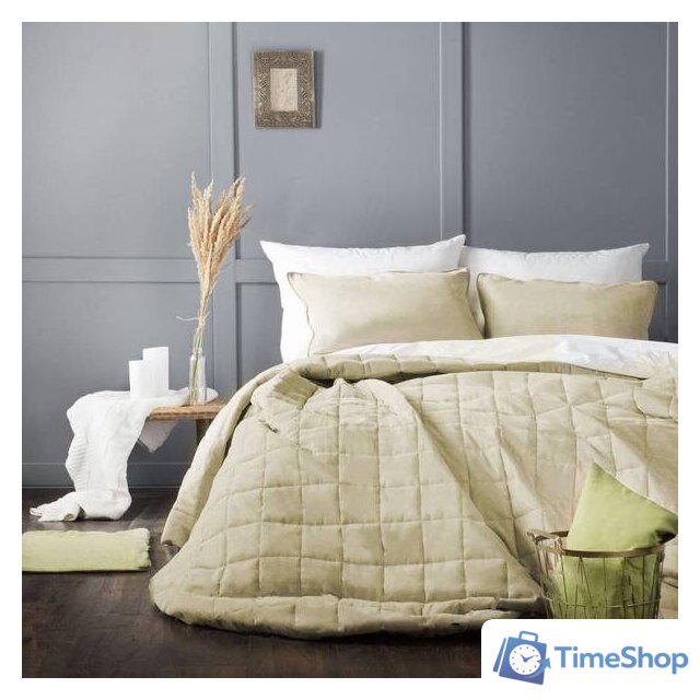 Покрывало Pasionaria Софт 160x220 с наволочками (сливочный) - Изображение №2 — Интернет-магазин Time-Shop