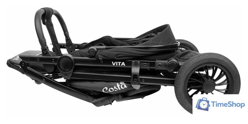Коляска прогулочная «книга» Costa Vita VT-5 (черный) - Изображение №9 — Интернет-магазин Time-Shop