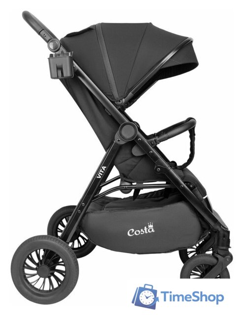 Коляска прогулочная «книга» Costa Vita VT-5 (черный) - Изображение №3 — Интернет-магазин Time-Shop