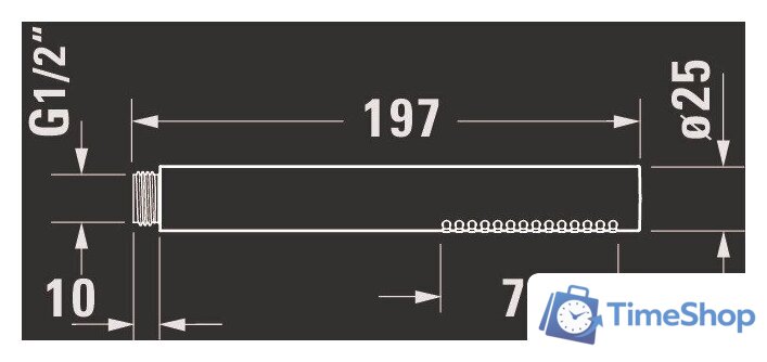 Душевая лейка Duravit Universal UV0640000046 - Изображение №11 — Интернет-магазин Time-Shop