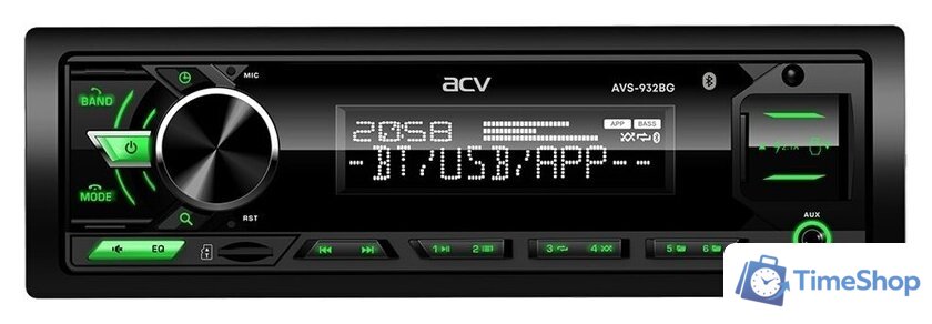 USB-магнитола ACV AVS-932BG - Изображение №1 — Интернет-магазин Time-Shop