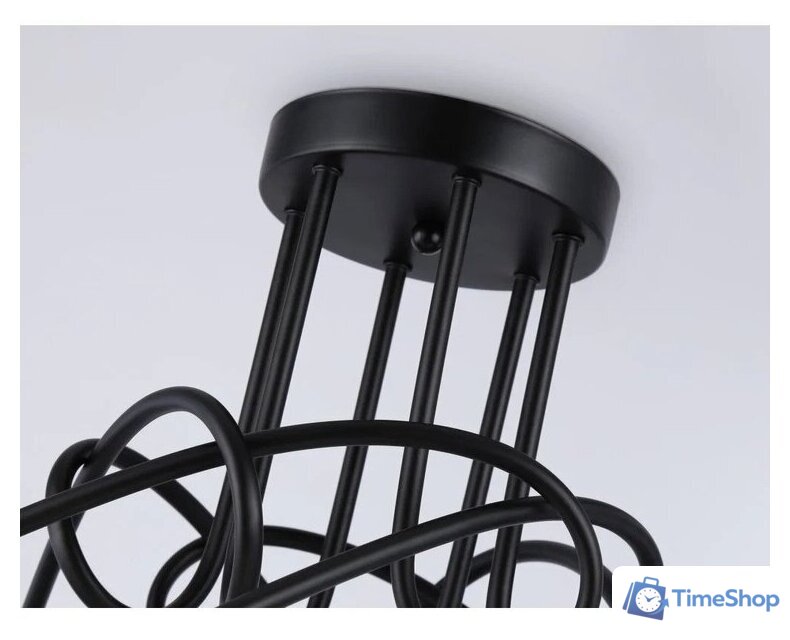 Люстра средней высоты Ambrella light Traditional TR80419/5 BK/GD (черный/золото) - Изображение №4 — Интернет-магазин Time-Shop
