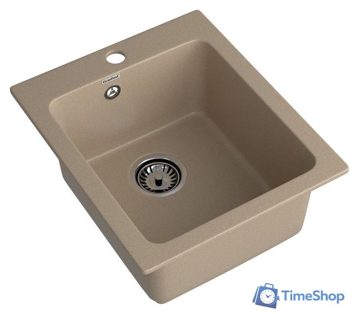 Кухонная мойка GranFest Practik 505 (песочный) - Изображение №3 — Интернет-магазин Time-Shop