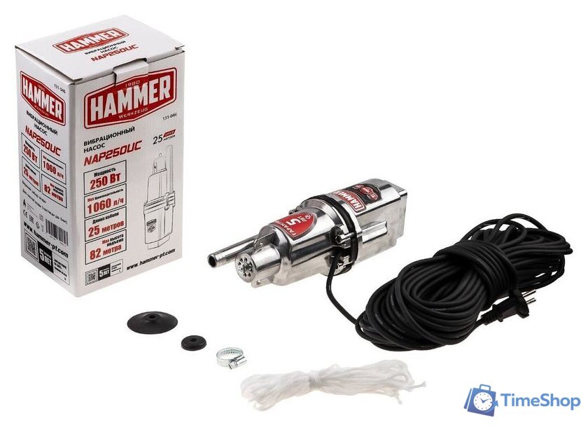 Колодезный насос Hammer NAP250UC(25) - Изображение №7 — Интернет-магазин Time-Shop