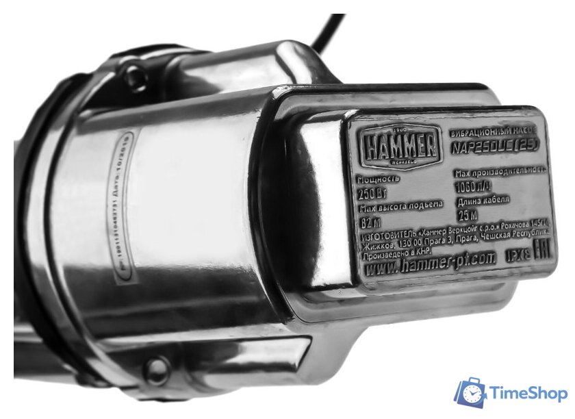 Колодезный насос Hammer NAP250UC(25) - Изображение №6 — Интернет-магазин Time-Shop