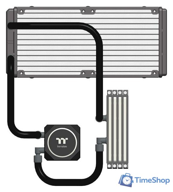 Система жидкостного охлаждения для процессора Thermaltake Floe RC360 CL-W290-PL12SW-A - Изображение №8 — Интернет-магазин Time-Shop