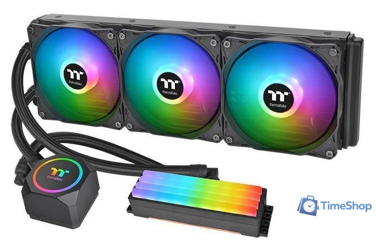 Система жидкостного охлаждения для процессора Thermaltake Floe RC360 CL-W290-PL12SW-A - Изображение №1 — Интернет-магазин Time-Shop