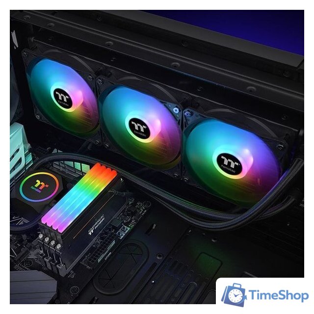 Система жидкостного охлаждения для процессора Thermaltake Floe RC360 CL-W290-PL12SW-A - Изображение №10 — Интернет-магазин Time-Shop