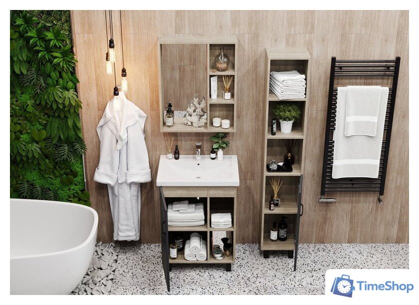  Onika Тумба под умывальник Тимбер 60.01 106116 - Изображение №4 — Интернет-магазин Time-Shop