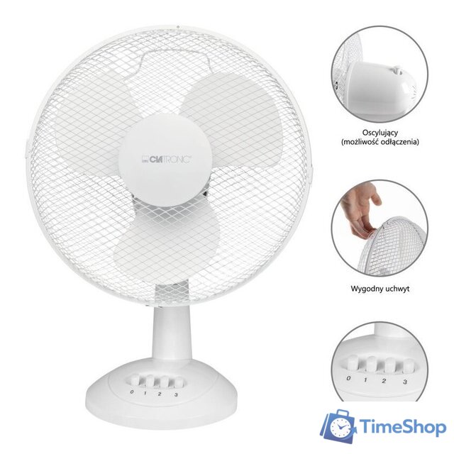 Вентилятор Clatronic VL 3602 - Изображение №2 — Интернет-магазин Time-Shop